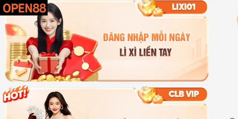 Cách để nhận ưu đãi tại Open88